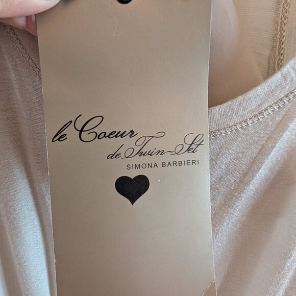 Le Coeur de Twin-Set Simona Barbieri Lounge Dress Sleepwear Nightgown XS - Picture 3 of 10